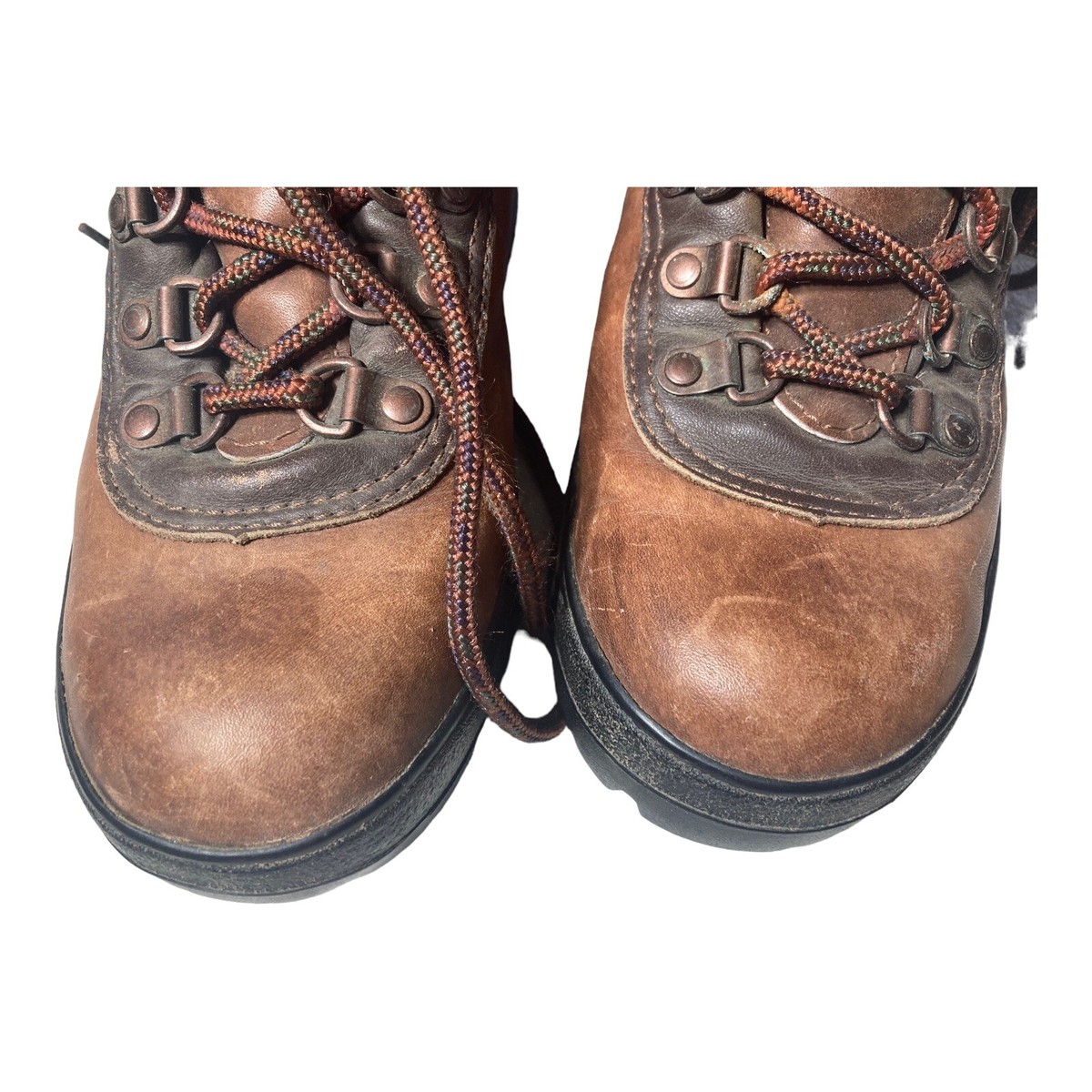 Danner Vtg Brown Suede Leather Work Hiking Boots Vibram Mens 7 1/2 Made in USA Danner Vtg Brown Suede Leather Work Hiking Boots Vibram Mens  main image 2