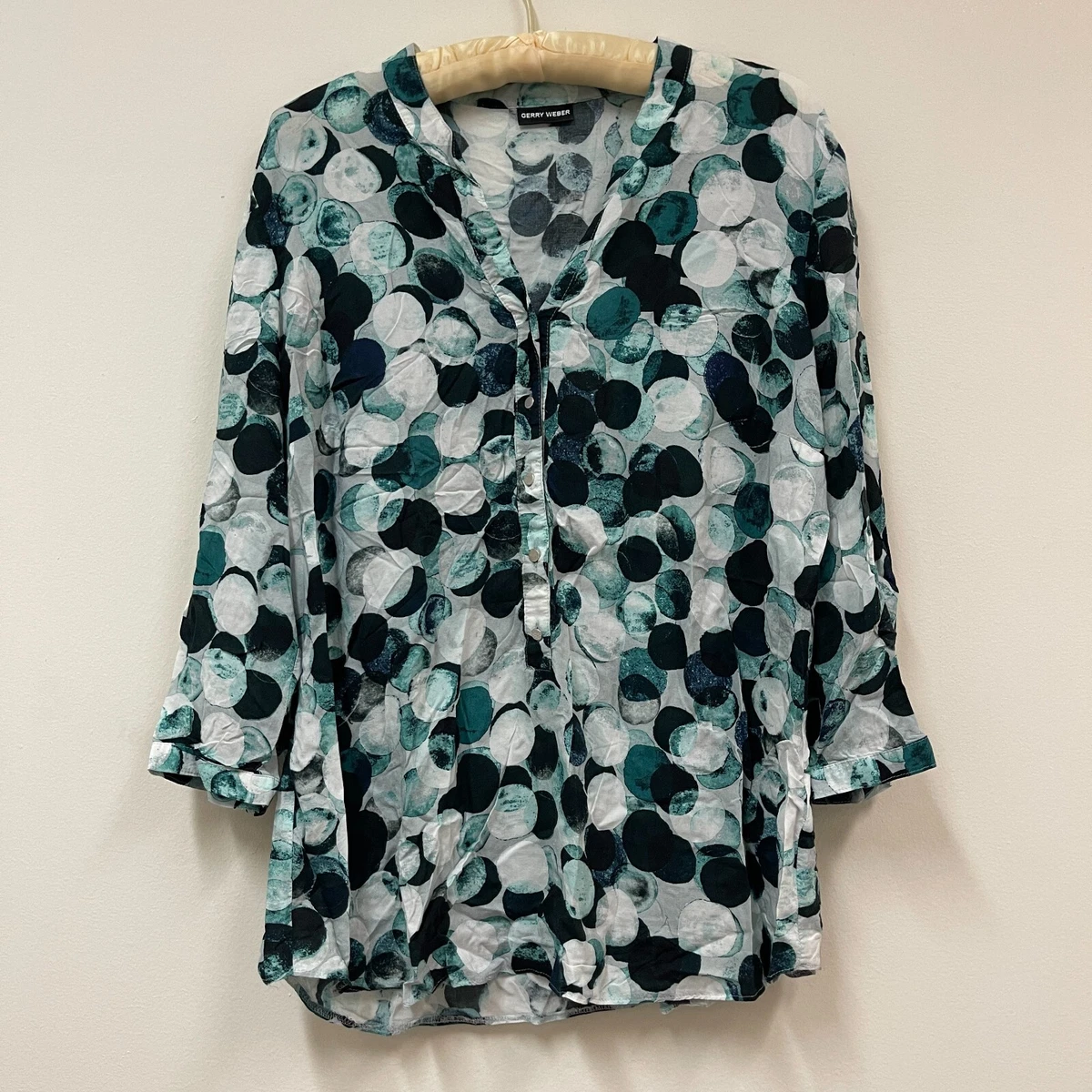 GERRY WEBER Top Femme Multicolore Motif Floral (EU 38