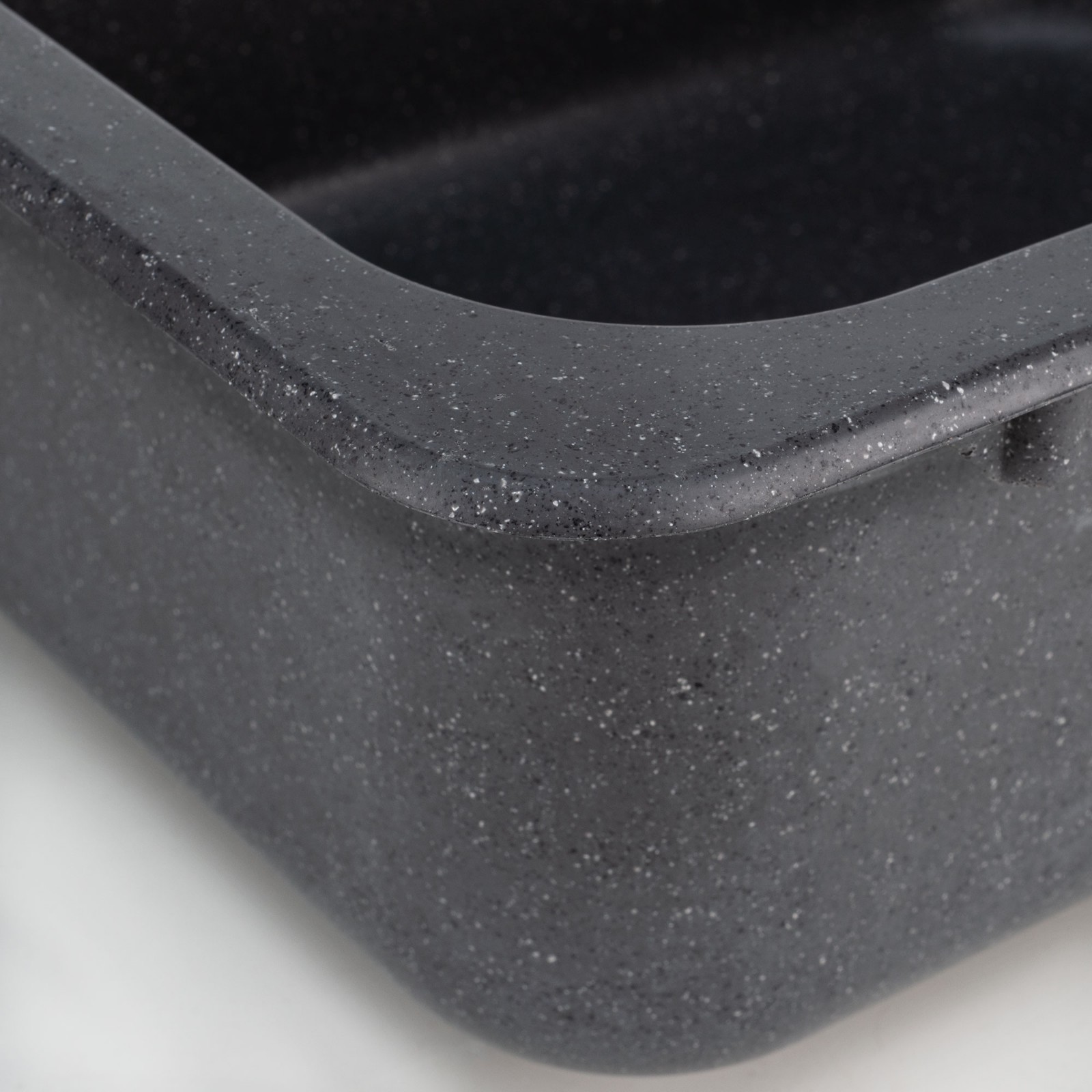 RecPro RV Composite Bar Sink &ndash; Granite Finish, 15" x 13", Kitchen or Bathroom