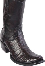 King Exotic CHERRY Caiman Crocodile Belly Western Boot Side ZIPPER EE 479B8218