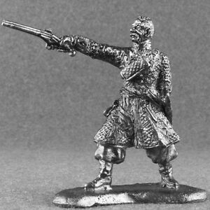 Toy Soldiers Ukrainian Cossack with Flag 1//32 scale Metal Miniature 54mm