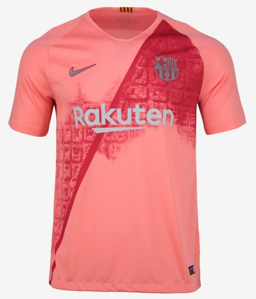 Nike FC Barcelona ジャージ ピンク/ブラウン Nike Men FC Barcelona Stadium BRT S/S Shirts Pink Soccer FCB