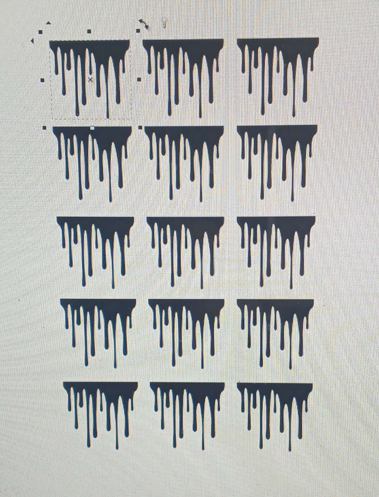 Drips paint mask stencil slot car 1/64 ho lexan body bsrt viper tyco