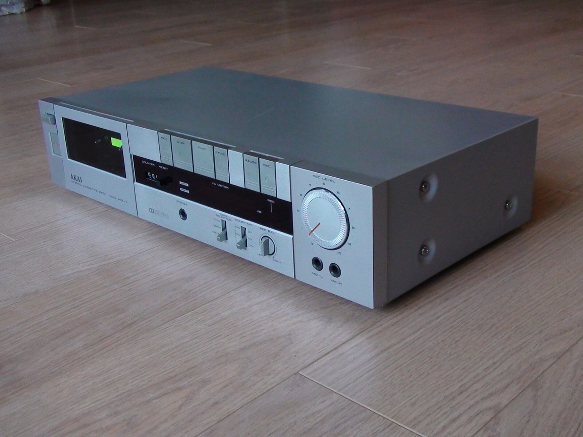VINTAGE Akai HX-1 Stereo Cassette Tape Deck Player 1980's 80s