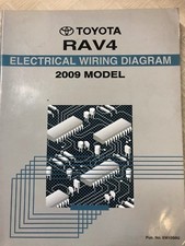 2009 Toyota RAV4 RAV 4 Electrical Wiring Diagrams Manual EWD Factory OEM 09