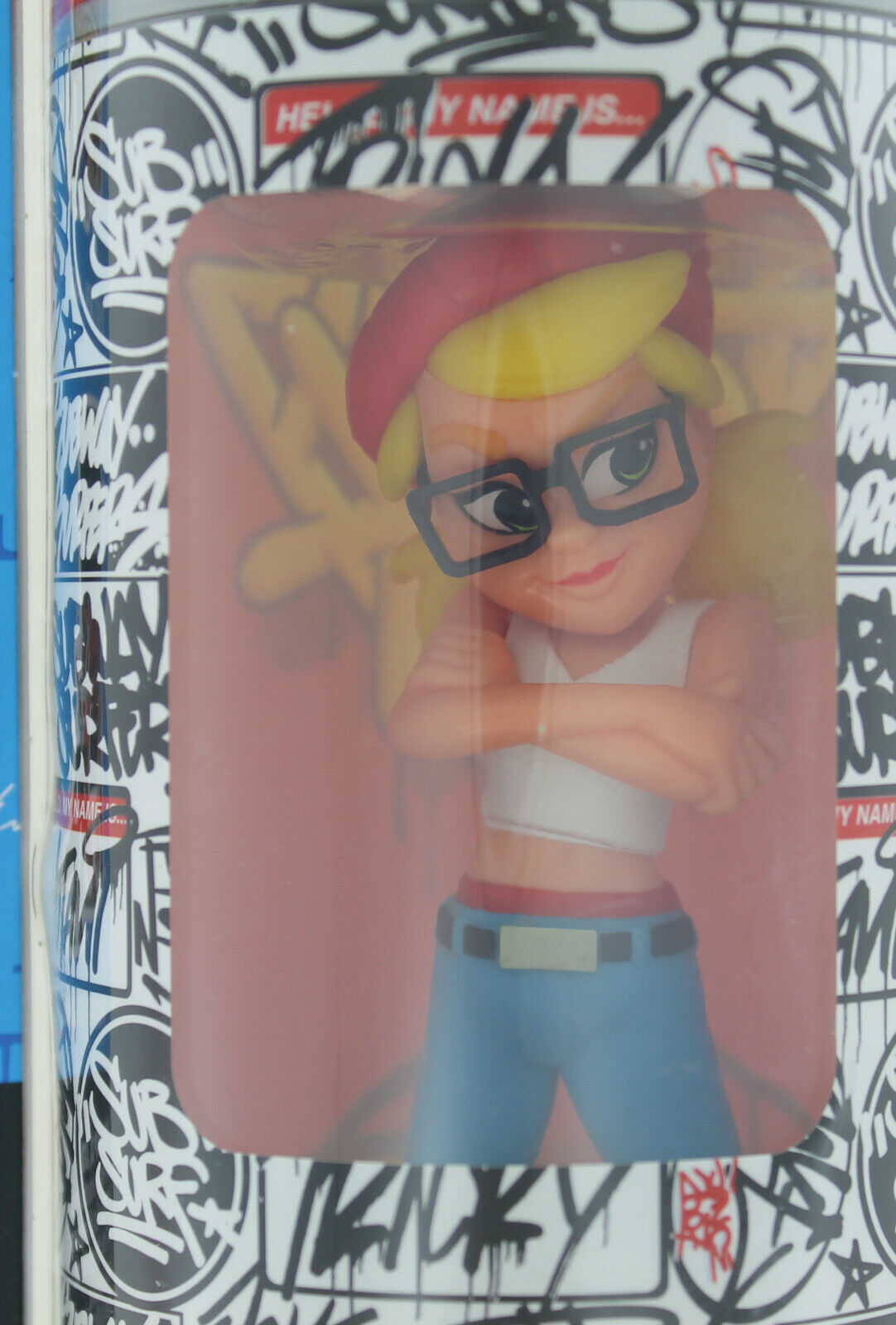 SUBWAY SURFERS SPRAY CREW JAKE AND TRICKY 4” FIGURE INSIDE THE CAN BRAND  NEW