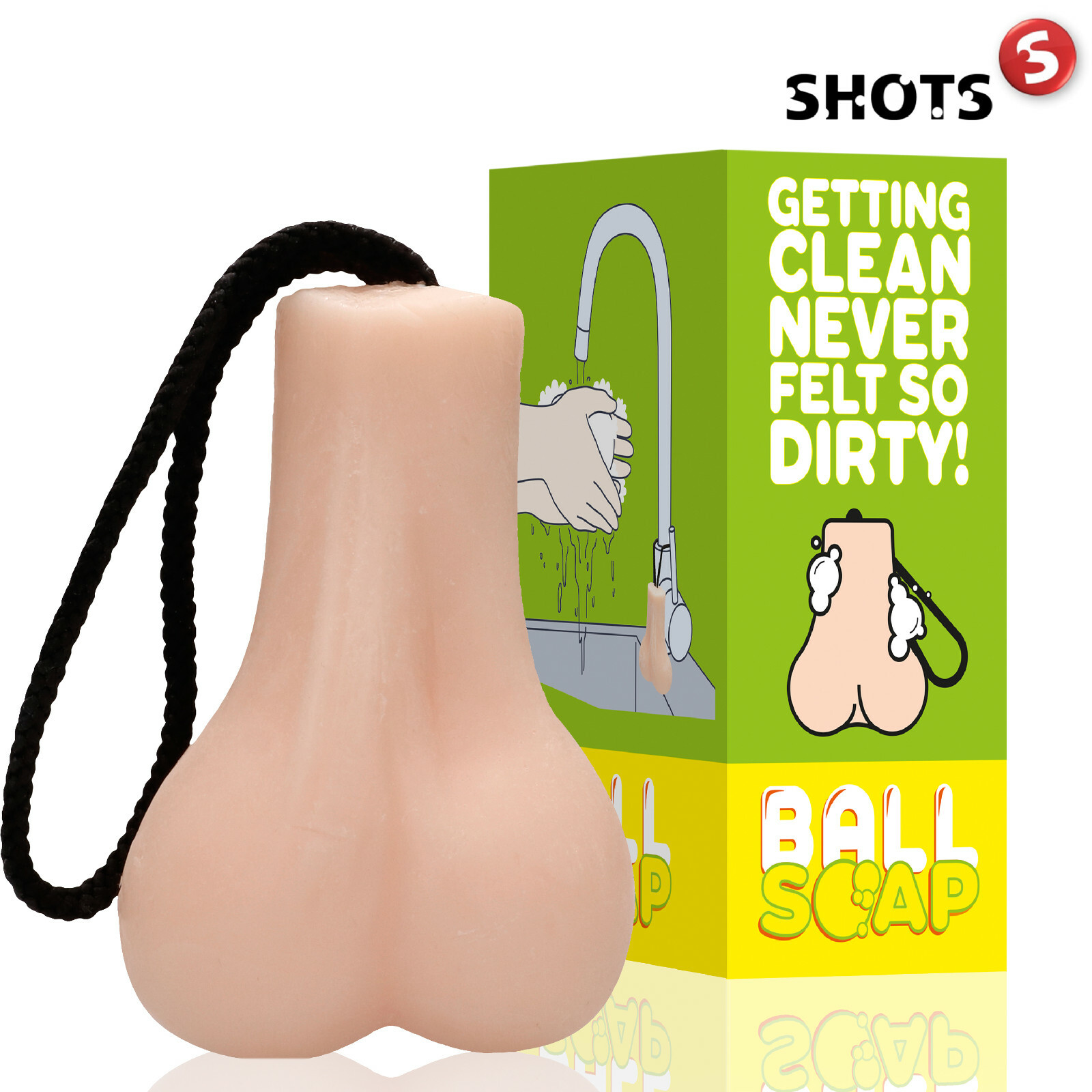 Shots Balls BAR SOAP Testicles Funny Sapone Saponetta Testicoli Palle Regalo