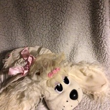 2004 Mattel Pound Puppies 13" Plush White Spaniel Dog Bride