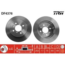 Disque de frein Subaru G3X JUSTY