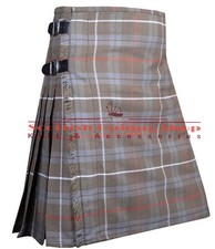 Scottish Handmade Traditional Fraser Weathered Tartan kilt Men Custom Size Kilt