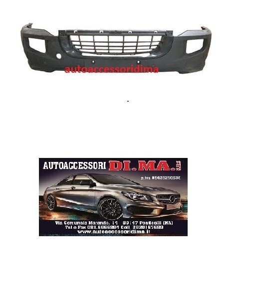 PARAURTI ANTERIORE VW LT CRAFTER 2006-2016 CON FENDINEBBIA E FORI SENSORI NUOVO