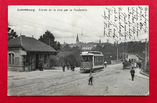 AK LUXEMBOURG 1909 Eingang zur Stadt durch die Fußgängerbrücke ( 115773
