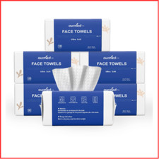 FACE TOWELS Disposable Dry Wipes Cleansing Makeup Remover 100ct 6 Pack OURMED