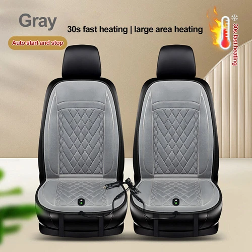 2 Piezas Cojín Calefactor Asiento Coche Cojín Calefactable con 12V para Calefacción Asiento Coche - Imagen 9 de 13