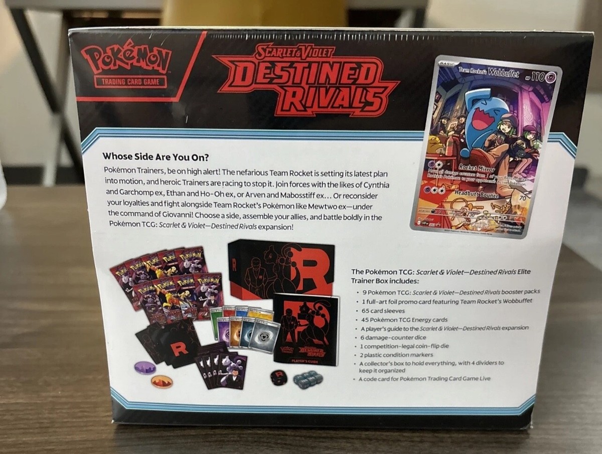 Pokemon TCG Destined Rivals Elite Trainer Box (ETB) Sealed