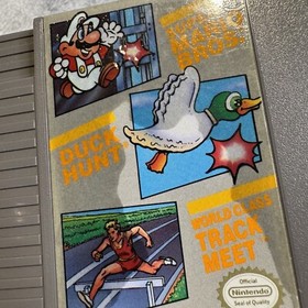 Duck Hunt Nintendo NES Games, Super Mario Bros World Track Meet, Authentic