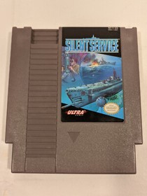 Nintendo NES Games -  Lot of 2 Silent Service and Top Gun