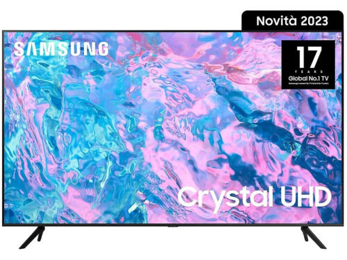 SAMSUNG TV LED 43"UE43CU7172 ULTRA HD 4K SMART TV WIFI DVB-T2 NUOVA 2023 NETFLIX - Foto 1 di 6