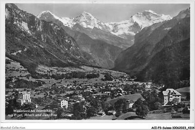 ACIP3-SUISSE-0193 - WILDERSWIL NEAR INTERLAKEN WITH EIGER MONCH AND VIRGIN