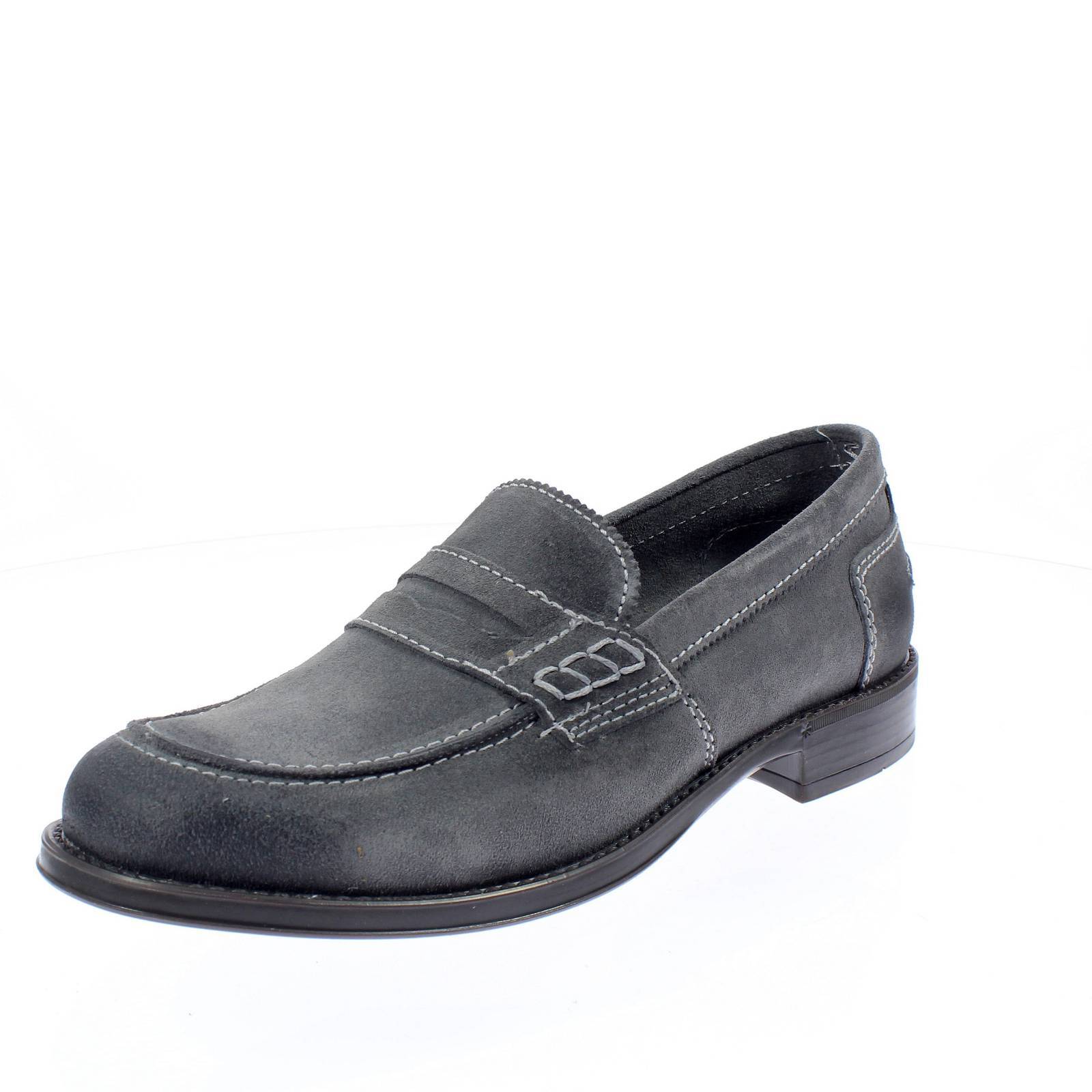 Французская арка - Мокассини в Камошно-Гриджио - Талья 44 [28,4 см] Скарпе Уомо