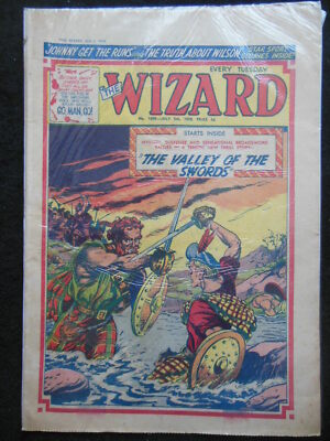 THE WIZARD - July 5th 1958 - Vintage Boy's Comic, Illustrated, Cartoons