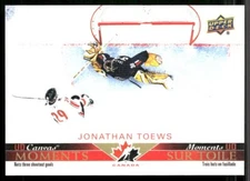 2021-2022  UPPPER DECK  TIM HORTONS  JOHNATHAN TOEWS