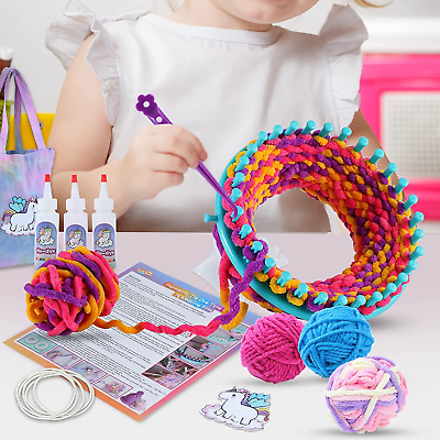 DIY Tie Dye & Crochet Starter Kit, Make Your Own Knitting Hat & Tote