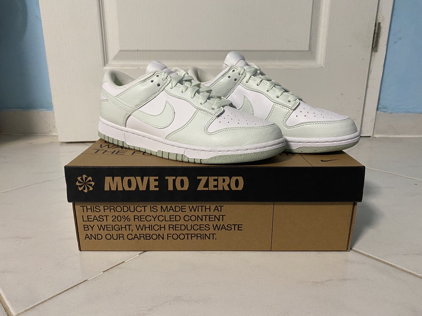 Nike Dunk Low Next Nature White Mint - Taglia 40,5 foto 1