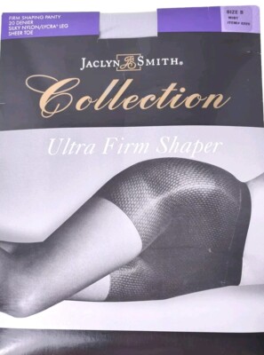 Jaclyn Smith Collection Ultra Firm Shaper Size B Misty Silky Nylon Sheer Toe