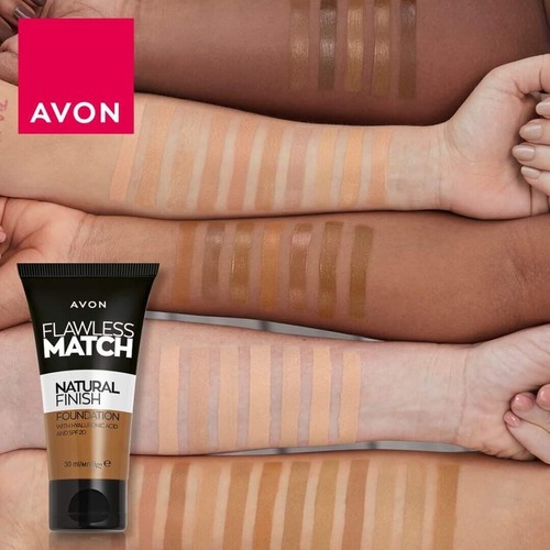 Avon Flawless Match Natural Finish Liquid Foundation SPF20 | 30 ml Various Shade - Picture 58 of 144