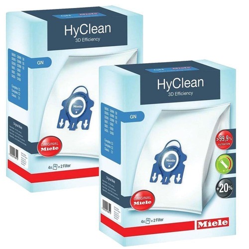 Miele S8 Vacuum Bags Genuine GN HyClean 