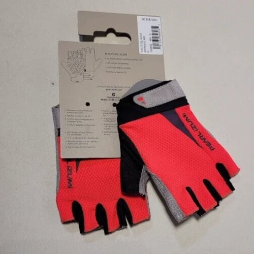 PEARL iZUMi ELITE Gel Glove - Women's Size Medium Screaming Red $38