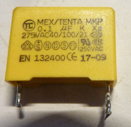 MEX/Tenta MKP Kondensator 0,1µF 250VAC 40/100/21 132400 | eBay