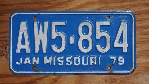 Targa passeggero MISSOURI 1979 - Foto 3 di 3