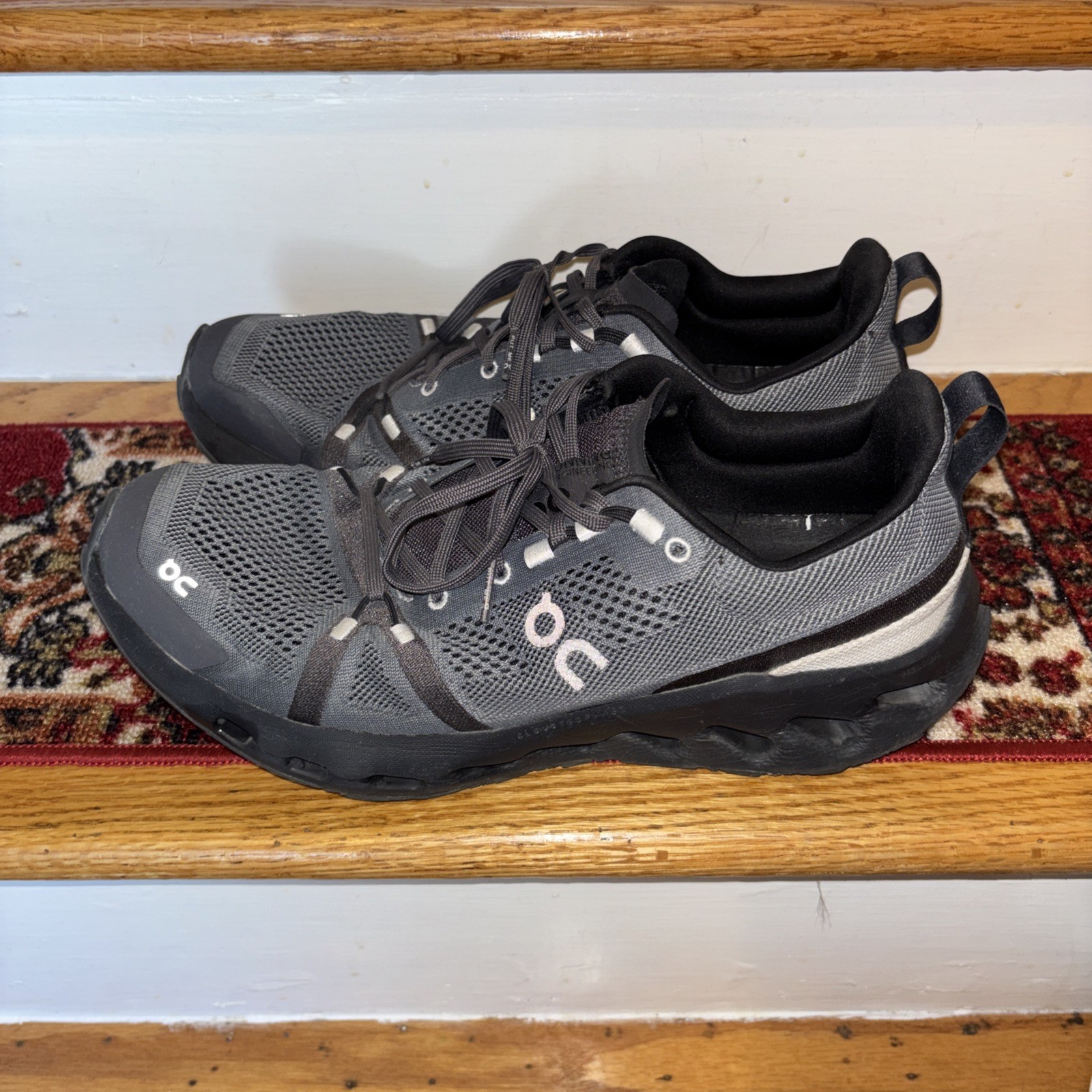 Size 11.5 - ON Cloudsurfer Trail Eclipse Black - image 3