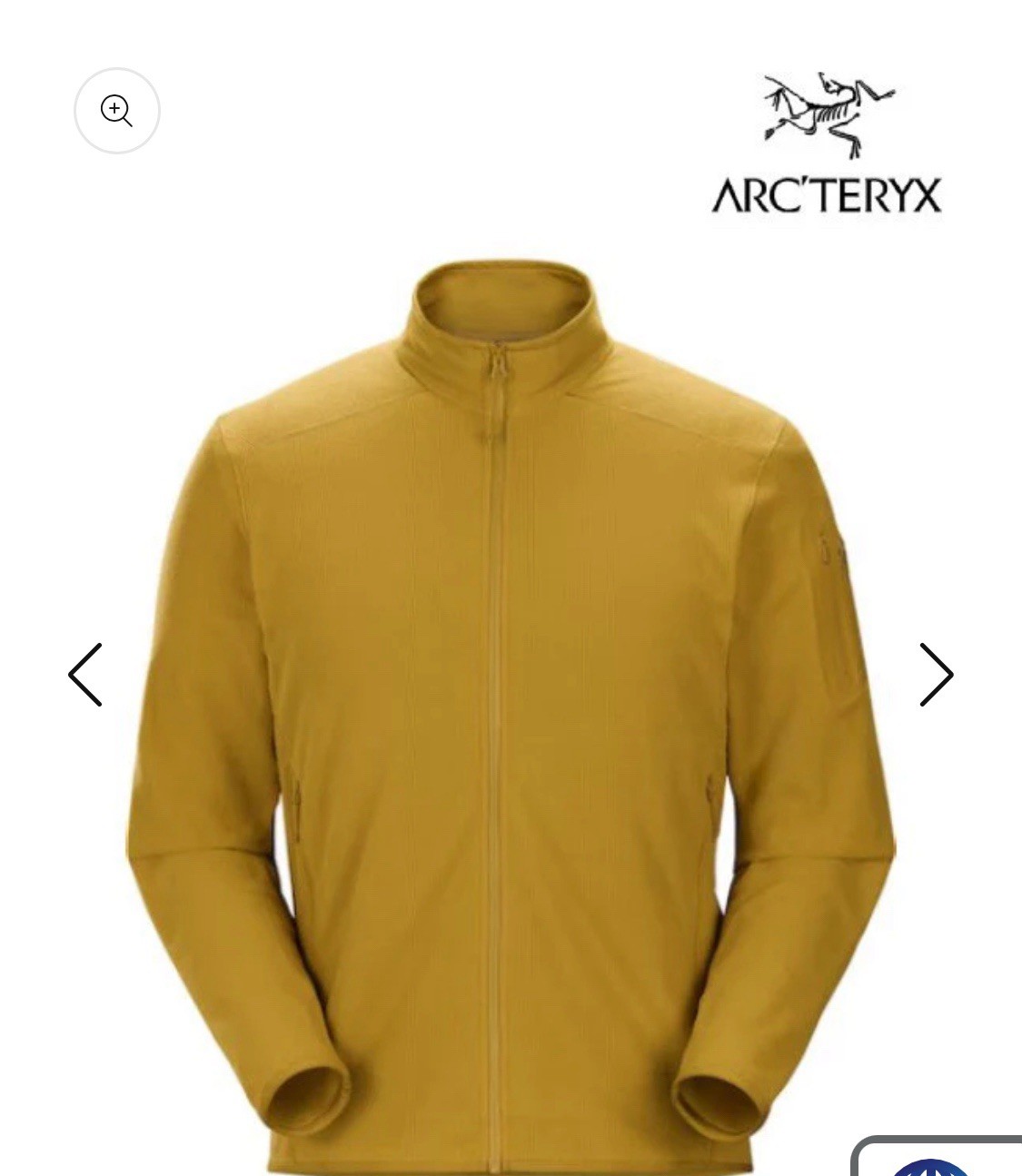 Arc'teryx Delta LT Giacca Pile Uomo Daze Full Zip Polartec Grande