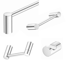 Collection - Elegant Design 4-Piece Bathroom Hardware Accessory Set Includes ...
