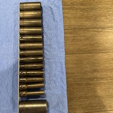 Vtg Snap-on Gts 14pc Deep Well 6 Point Socket 12 Drive.new Old Stock 381-14 Vtg Snap-on Gts 14pc Deep Well 6 Point Socket 12 Drive.new Old Stock 381-14