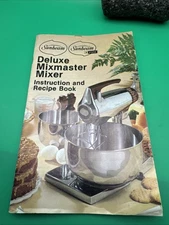 Vintage Sunbeam Deluxe MixMaster Mixer Instruction & Recipe Book 1979 - READ