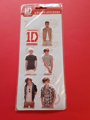 1D One Direction music band puffy sticker pkg  (free ship $20 min US only)