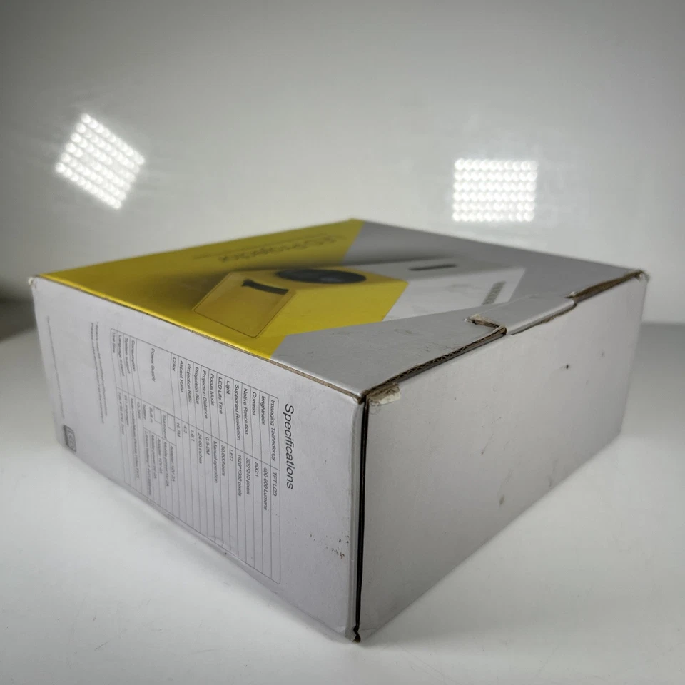 Proyector Portátil LED Mini Excelvan YG300 Abierto Nunca Usado - Imagen 4 de 4