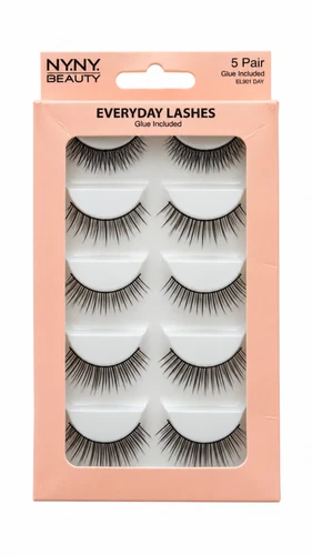 NYNY Beauty Everyday False Eyelashes EL901 DAY 24 Packs 120 Pairs With Glue - product listing photo