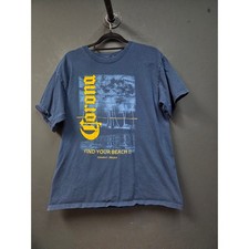 Vintage Y2K Corona Beer Promo Tee Size Large