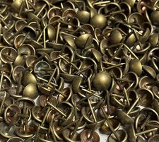 400  Dome Head Thumb Tacks Bronze Vintage Style Upholstery Tacks Nails Pins