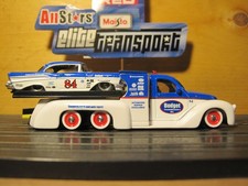 HO 1:64 Metal Body Slot Car Custom Metal Body 2 Slotcars Flatbed / 1957 Bel Air