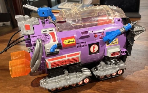 Vintage 90's TMNT Teenage Mutant Ninja Turtles Module Drill Vehicle Not Complete
