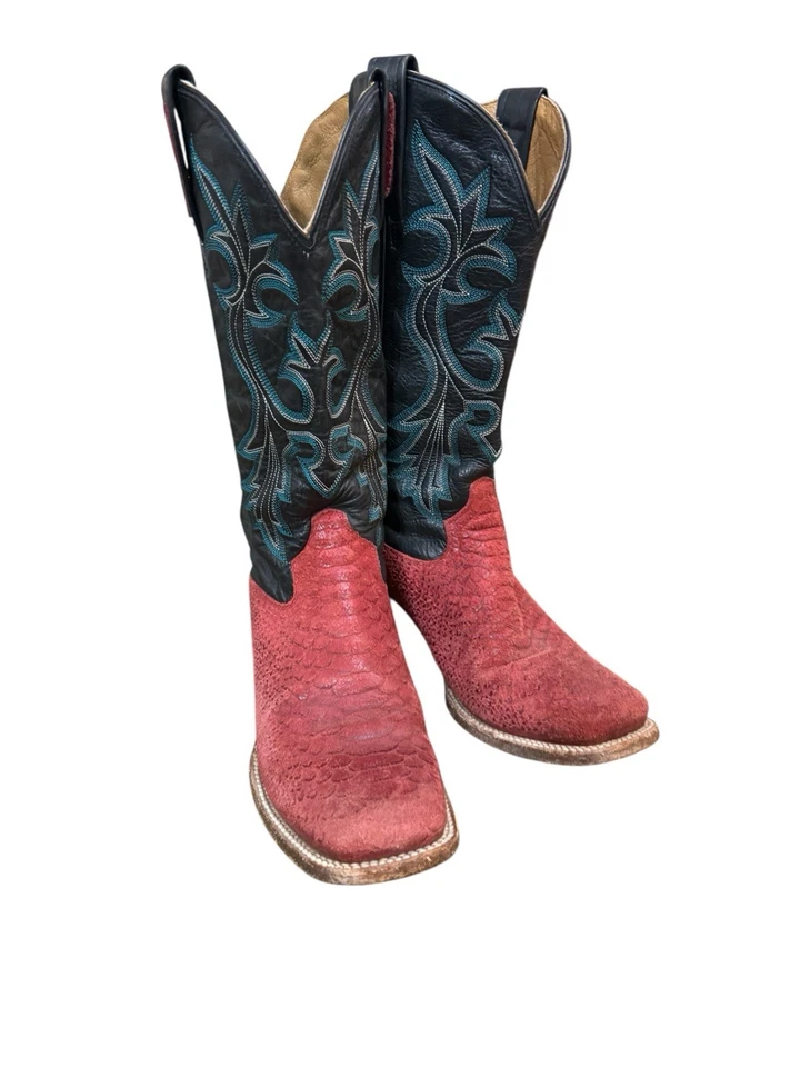 Botas vaqueras para mujer Roper de cuero talla 7 B Foto 3 de 4