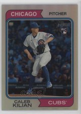 2023 Topps Heritage Chrome Refractor 142/574 Caleb Kilian #92 1d3a