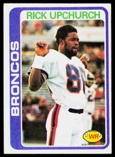 Rick Upchurch, 1978 Topps, #117, Denver Broncos,