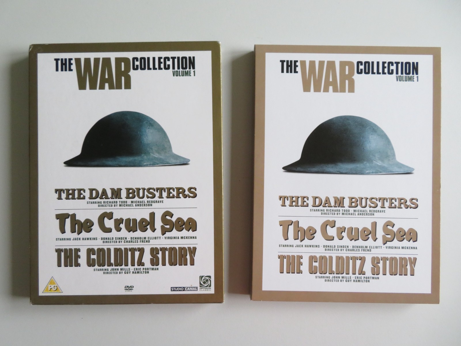 THE WAR COLLECTION VOLUME 1 - 3 DISC (DVD) RICHARD TODD ELLIOT 1955 REGION 2